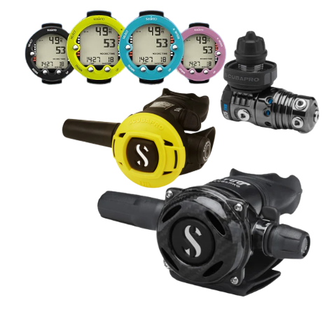 Scubapro MK25 EVO BT +A700 Carbon + R105 + Gauge