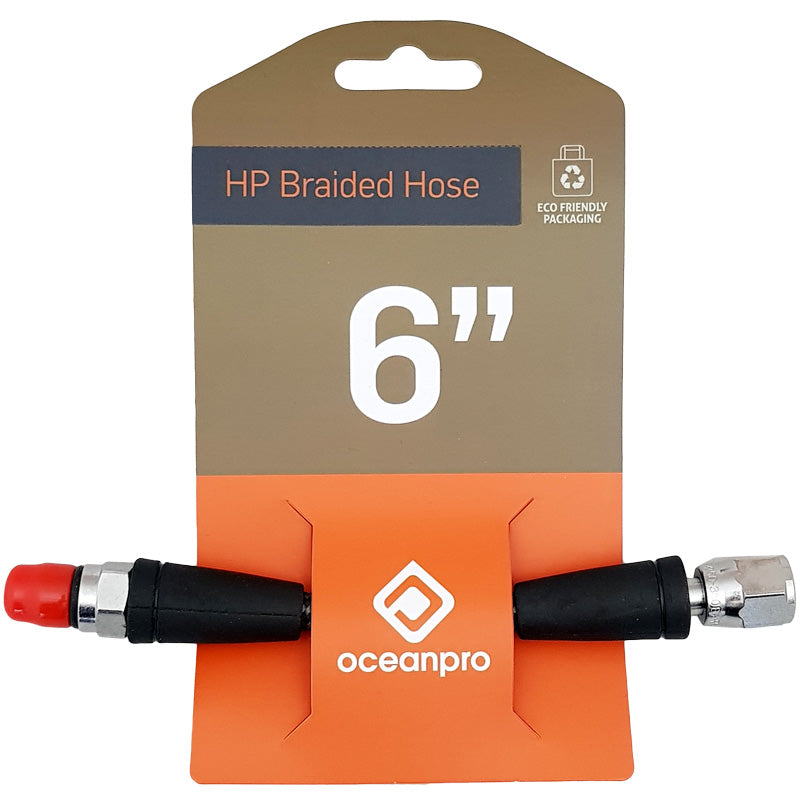 Oceanpro HP Braided Hose – Available in 6", 28" & 36"