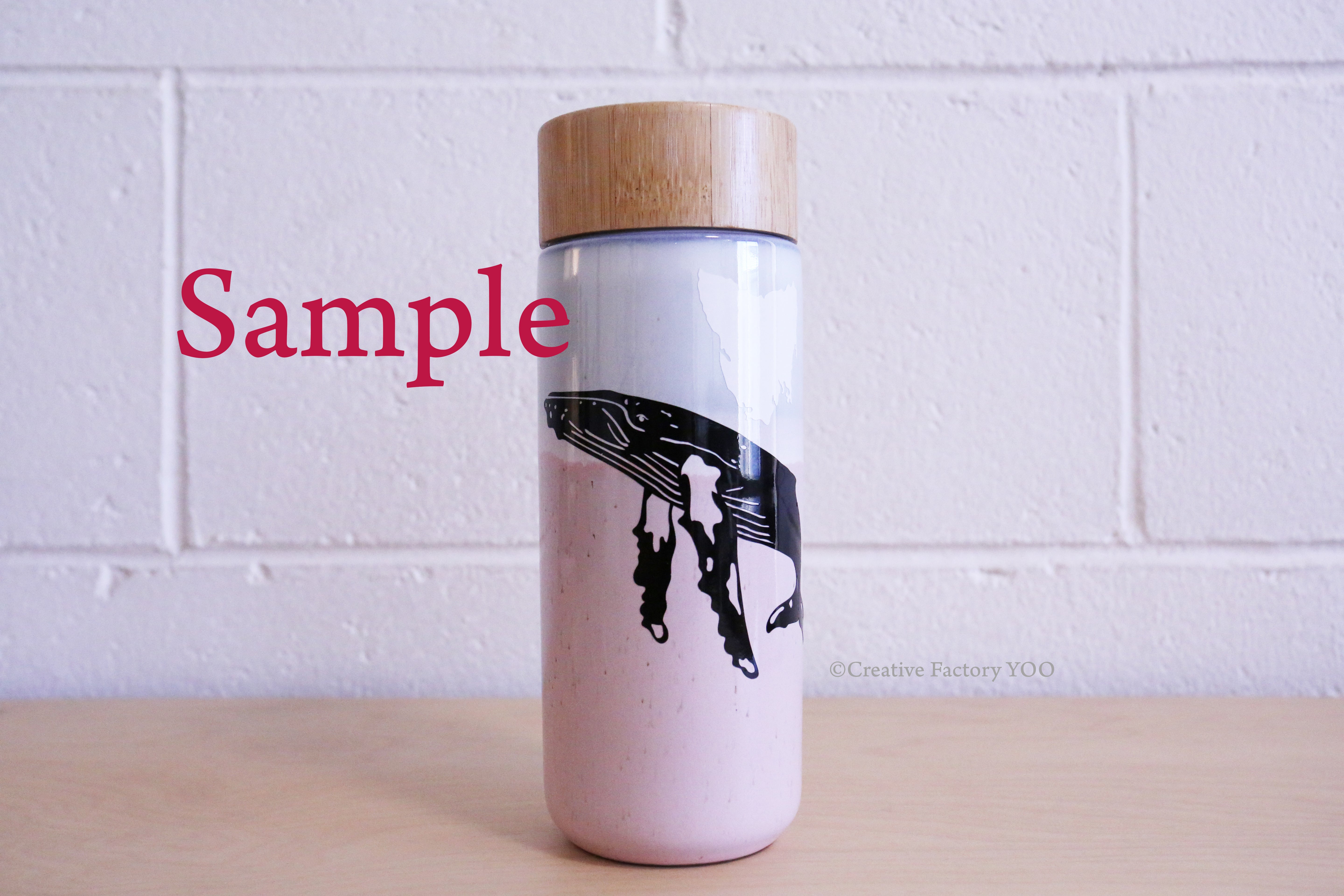 Whale Tail Waterproof Sticker