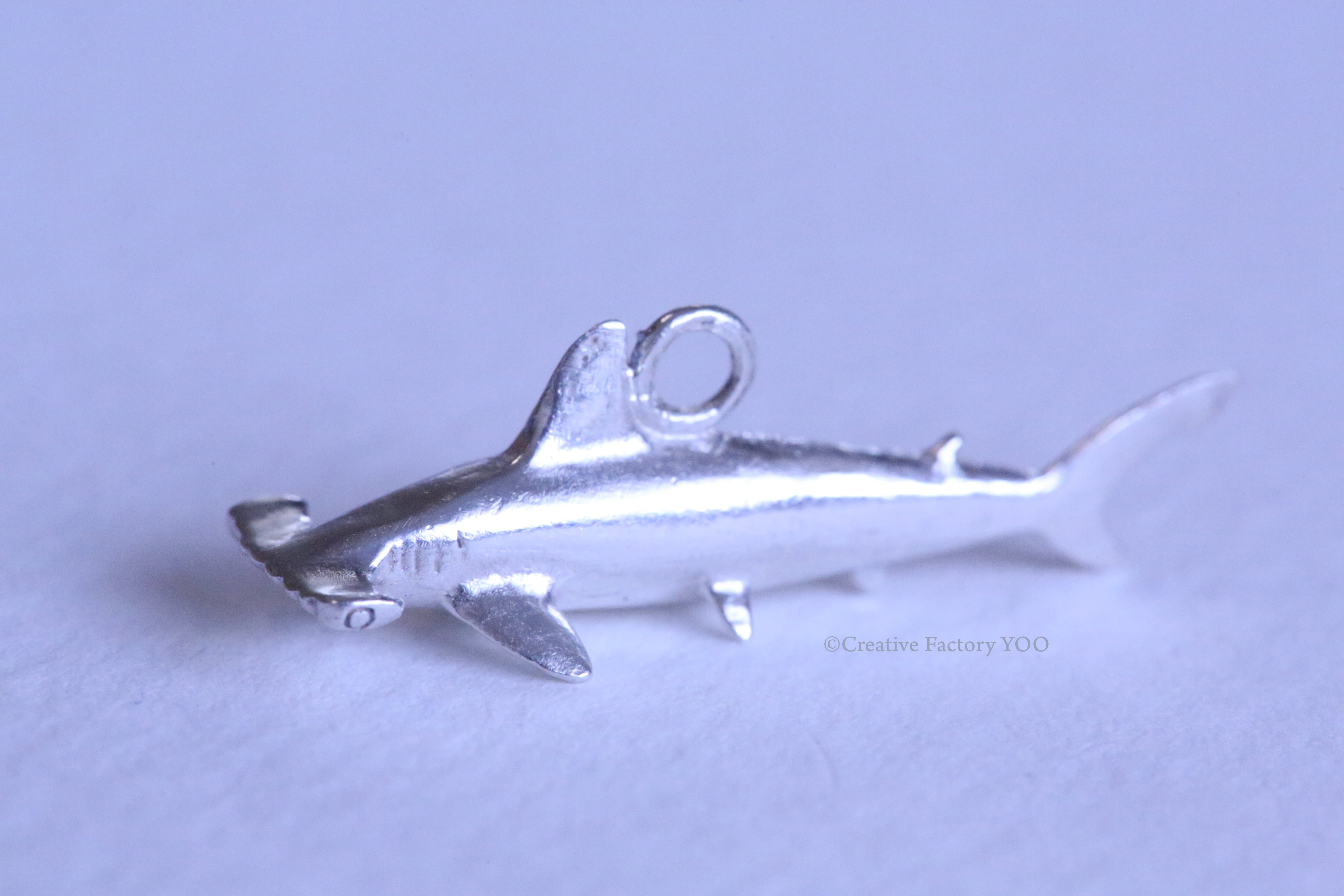 Red Hammerhead Shark Earrings