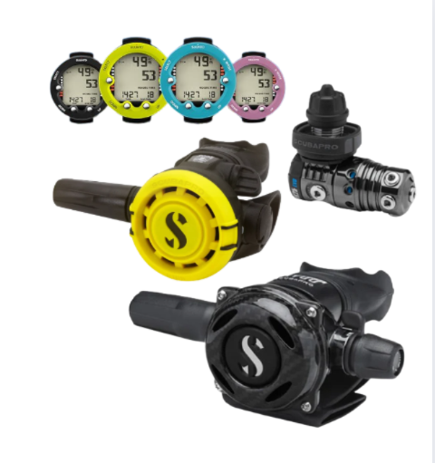 Scubapro MK25 EVO BT +A700 Carbon + R105 + Gauge