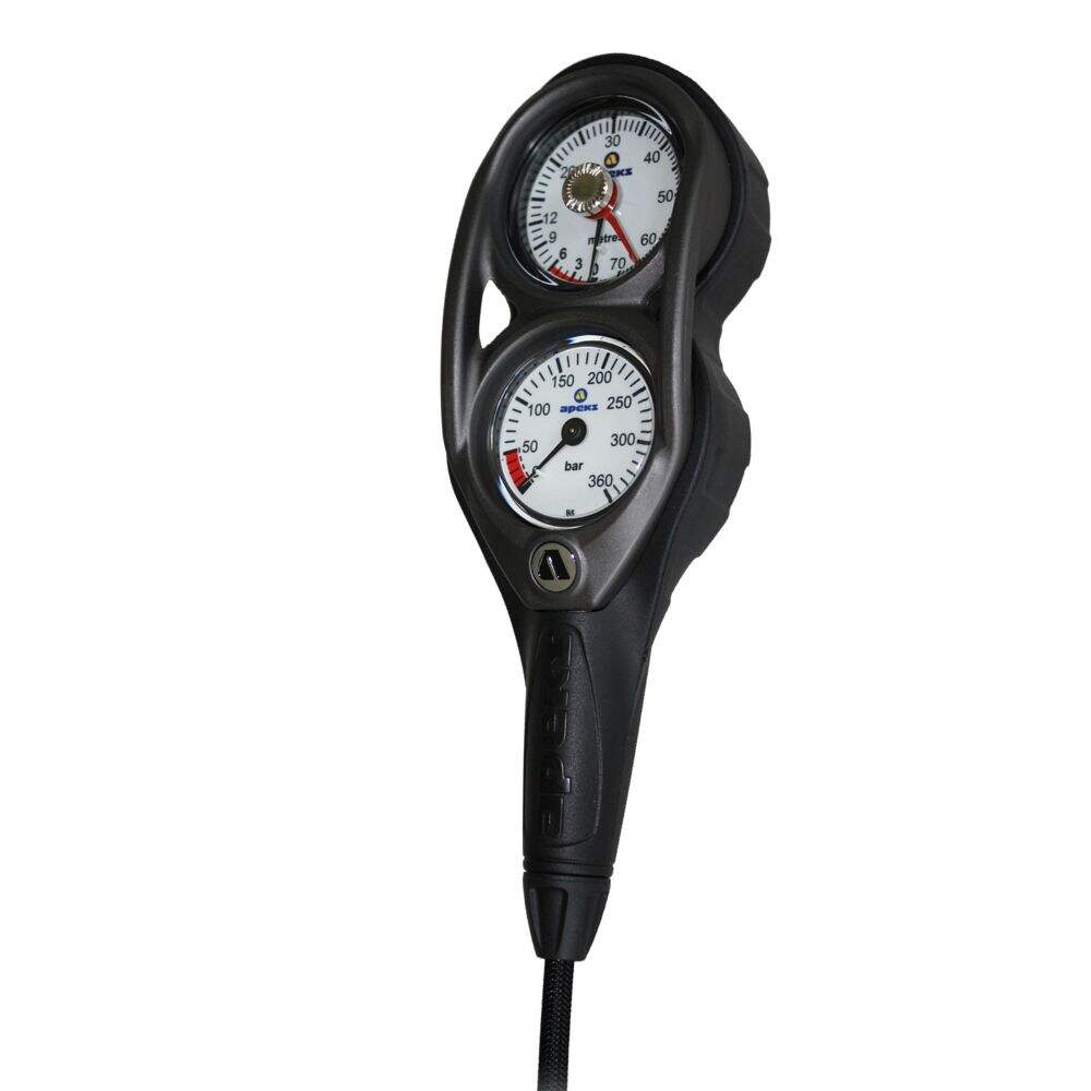 Apeks SPG + Depth Gauge Console with Miflex Hose