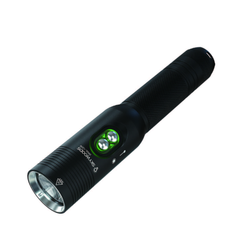 Skywoods D6GL Pro with Laser Dive Torch
