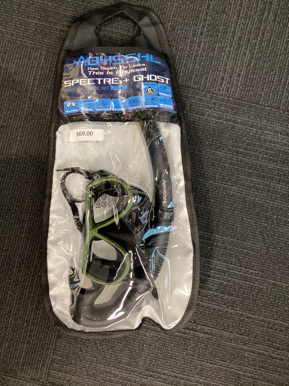 Cressi Spectre MS Set – Spectre Mask & Ghost Snorkel