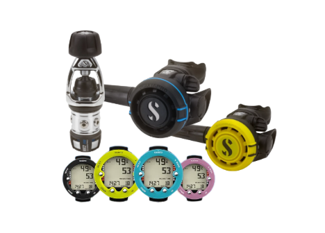 Scubapro Mk2 EVO + R105 + R105 + Gauge