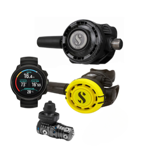 Scubapro MK25 EVO BT + G260 Carbon + R105 + Gauge