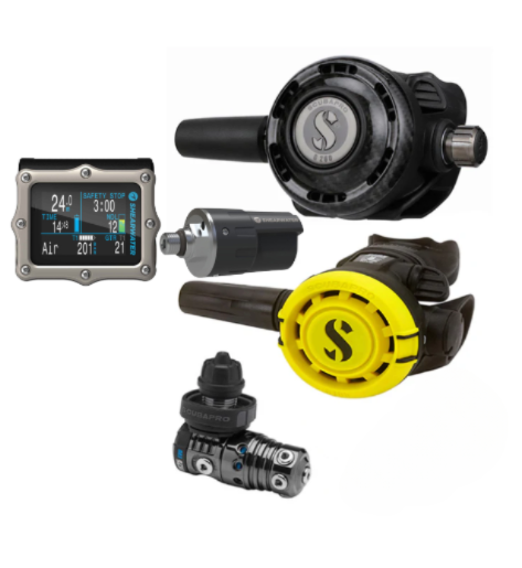 Scubapro MK25 EVO BT + G260 Carbon + R105 + Gauge