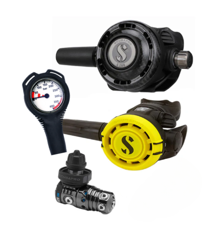 Scubapro MK25 EVO BT + G260 Carbon + R105 + Gauge