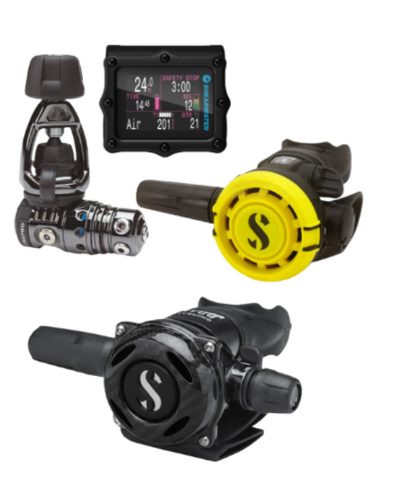 Scubapro MK25 EVO BT +A700 Carbon + R105 + Gauge