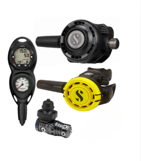 Scubapro MK25 EVO BT + G260 Carbon + R105 + Gauge