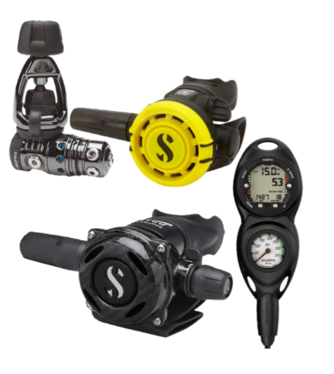 Scubapro MK25 EVO BT +A700 Carbon + R105 + Gauge