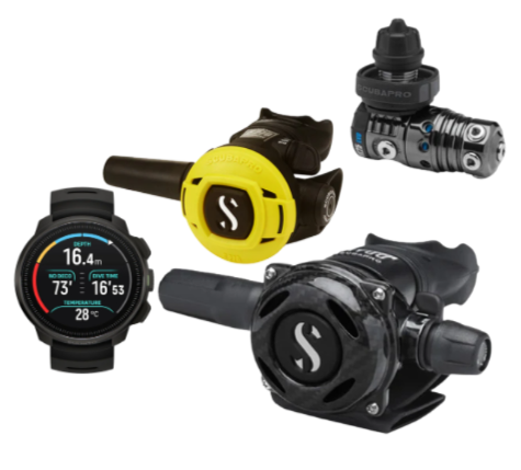 Scubapro MK25 EVO BT +A700 Carbon + R105 + Gauge