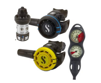 Scubapro Mk2 EVO + R105 + R105 + Gauge