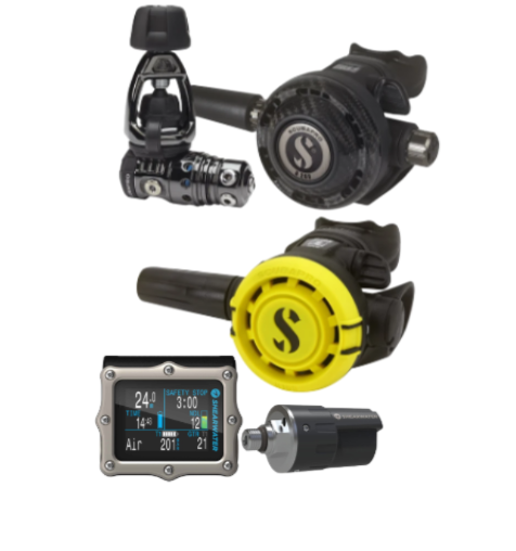 Scubapro MK25 EVO BT + G260 Carbon + R105 + Gauge