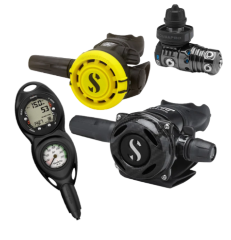 Scubapro MK25 EVO BT +A700 Carbon + R105 + Gauge