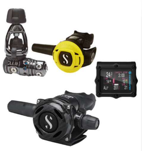 Scubapro MK25 EVO BT +A700 Carbon + R105 + Gauge