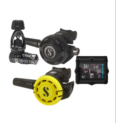Scubapro MK25 EVO BT + G260 Carbon + R105 + Gauge