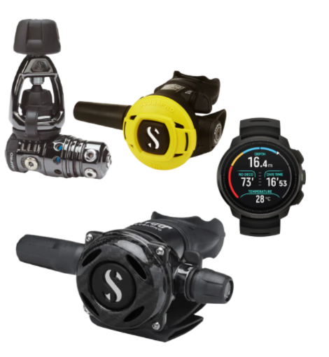 Scubapro MK25 EVO BT +A700 Carbon + R105 + Gauge