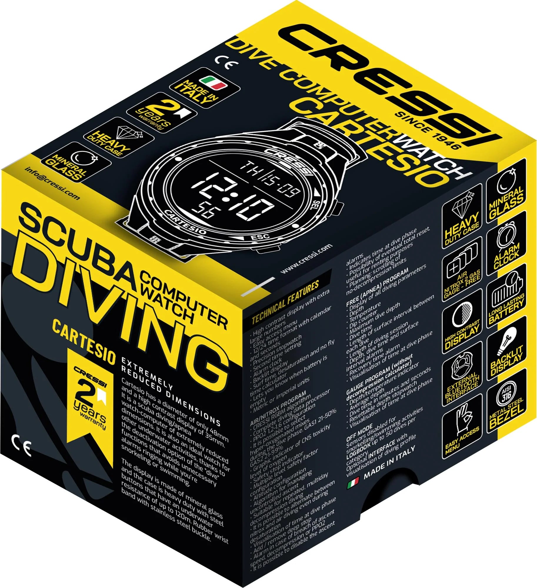 Cressi Cartesio Computer Watch