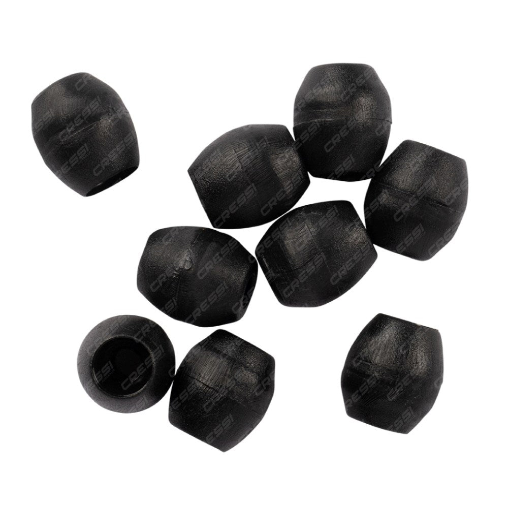 Cressi single-strand speargun bridle beads, pack of 10