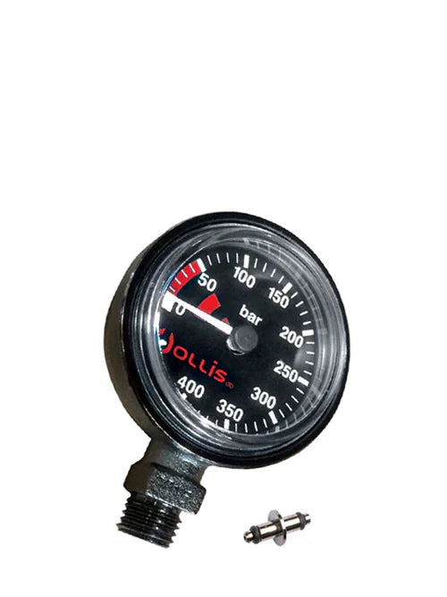 Hollis Brass Pressure Gauge (Low Profile)