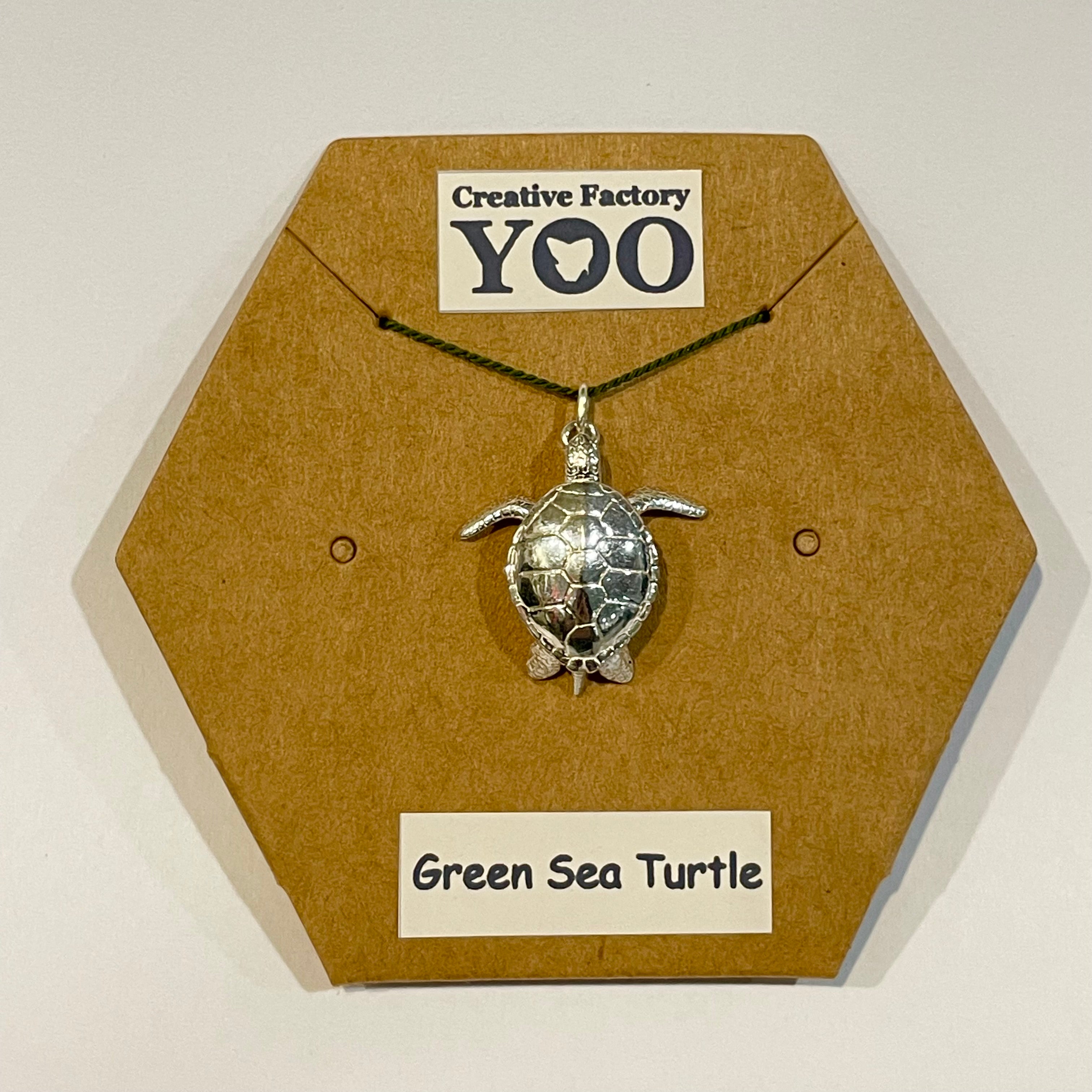 Green Sea Turtle Pendant