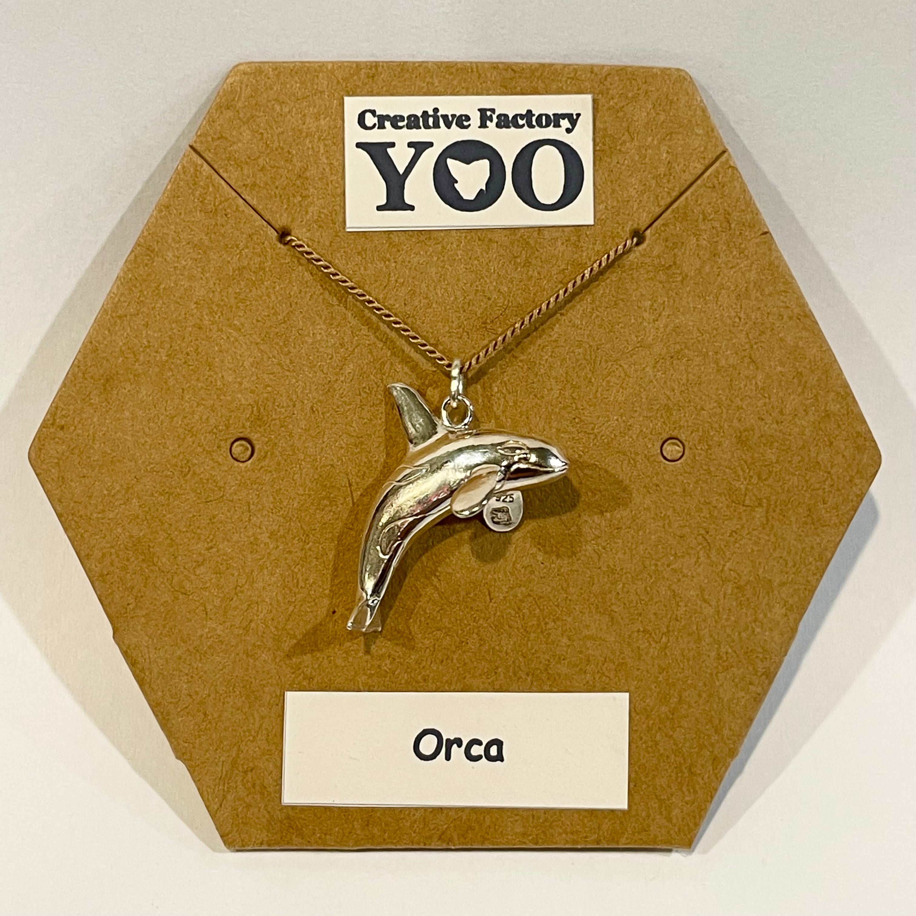 Orca / Killer Whale (Jumping Shape) Pendant