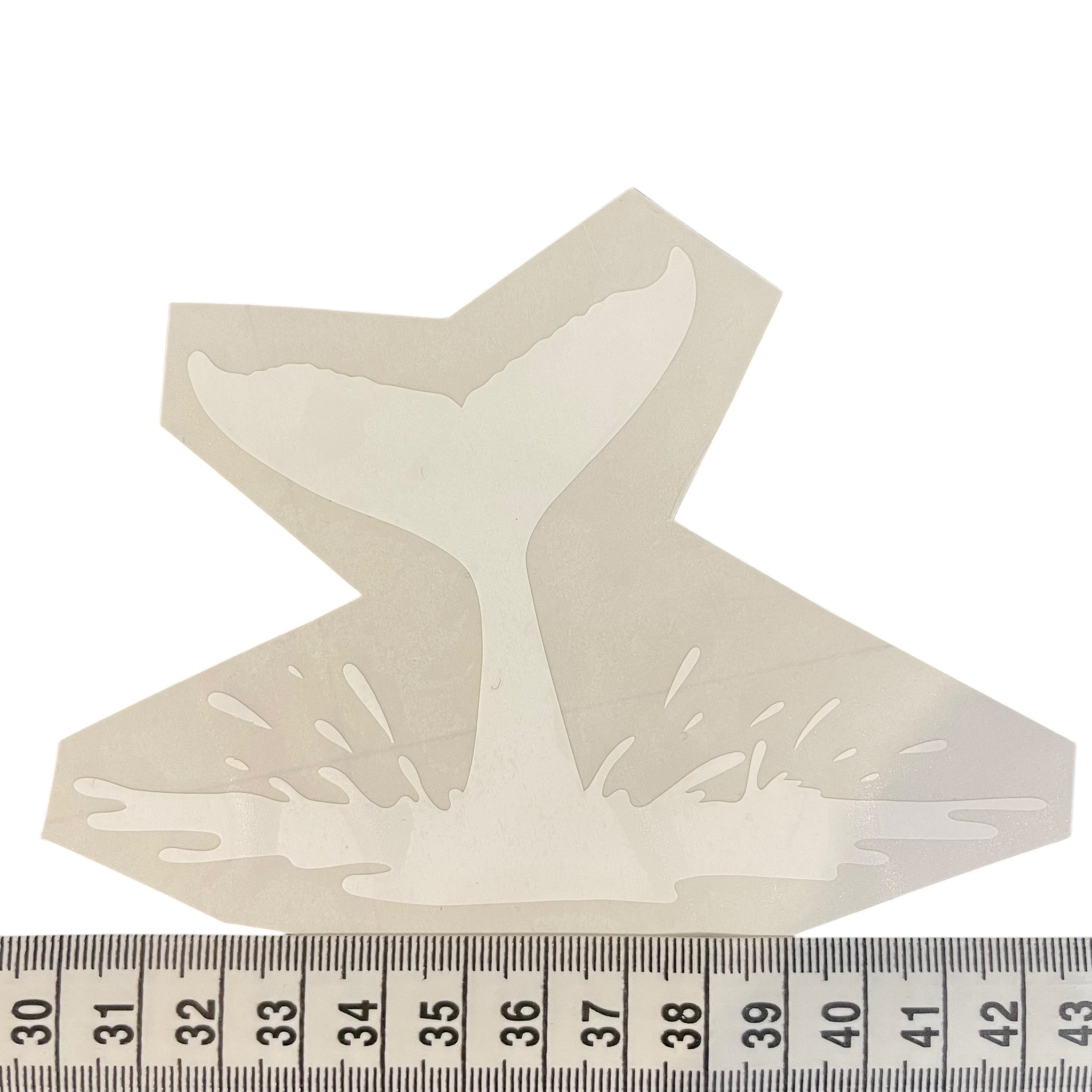 Whale Tail Waterproof Sticker