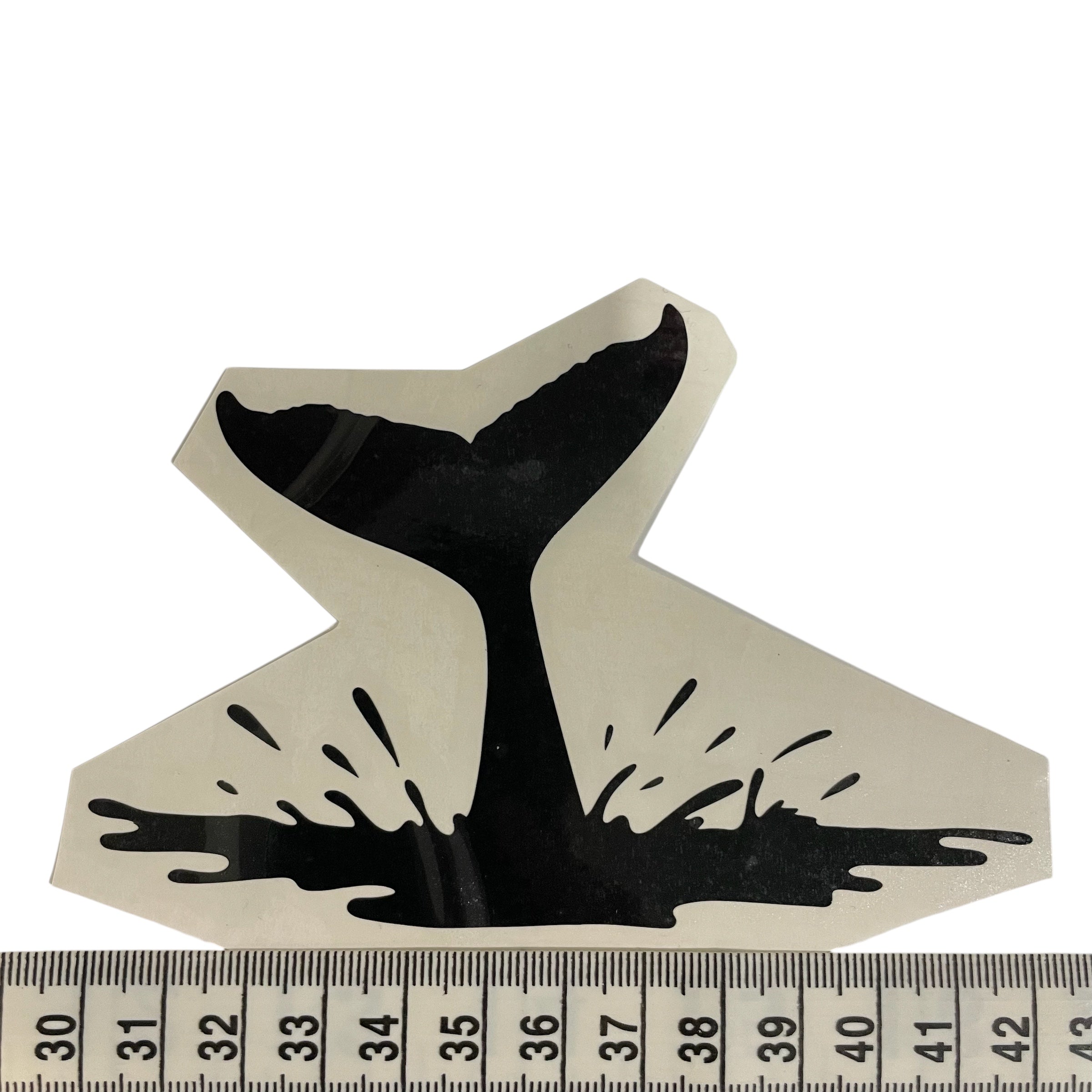 Whale Tail Waterproof Sticker