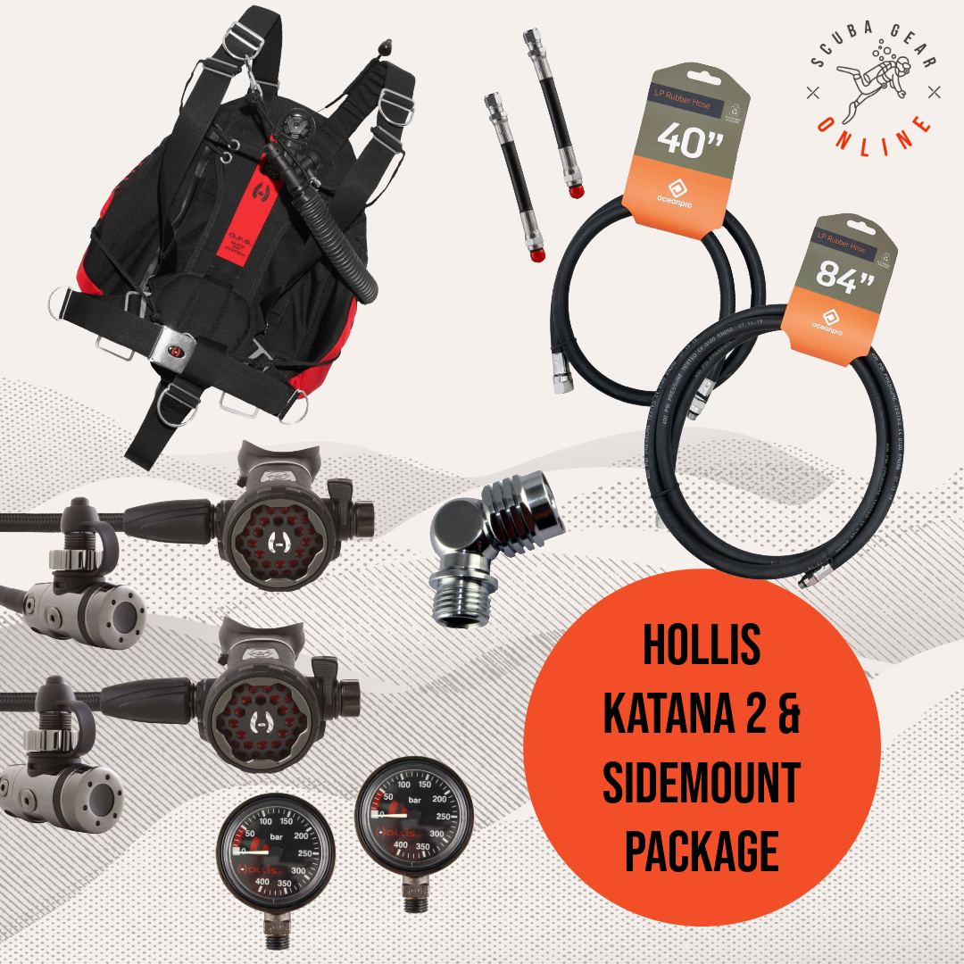 Hollis Katana 2 + Sidemount Reg Package
