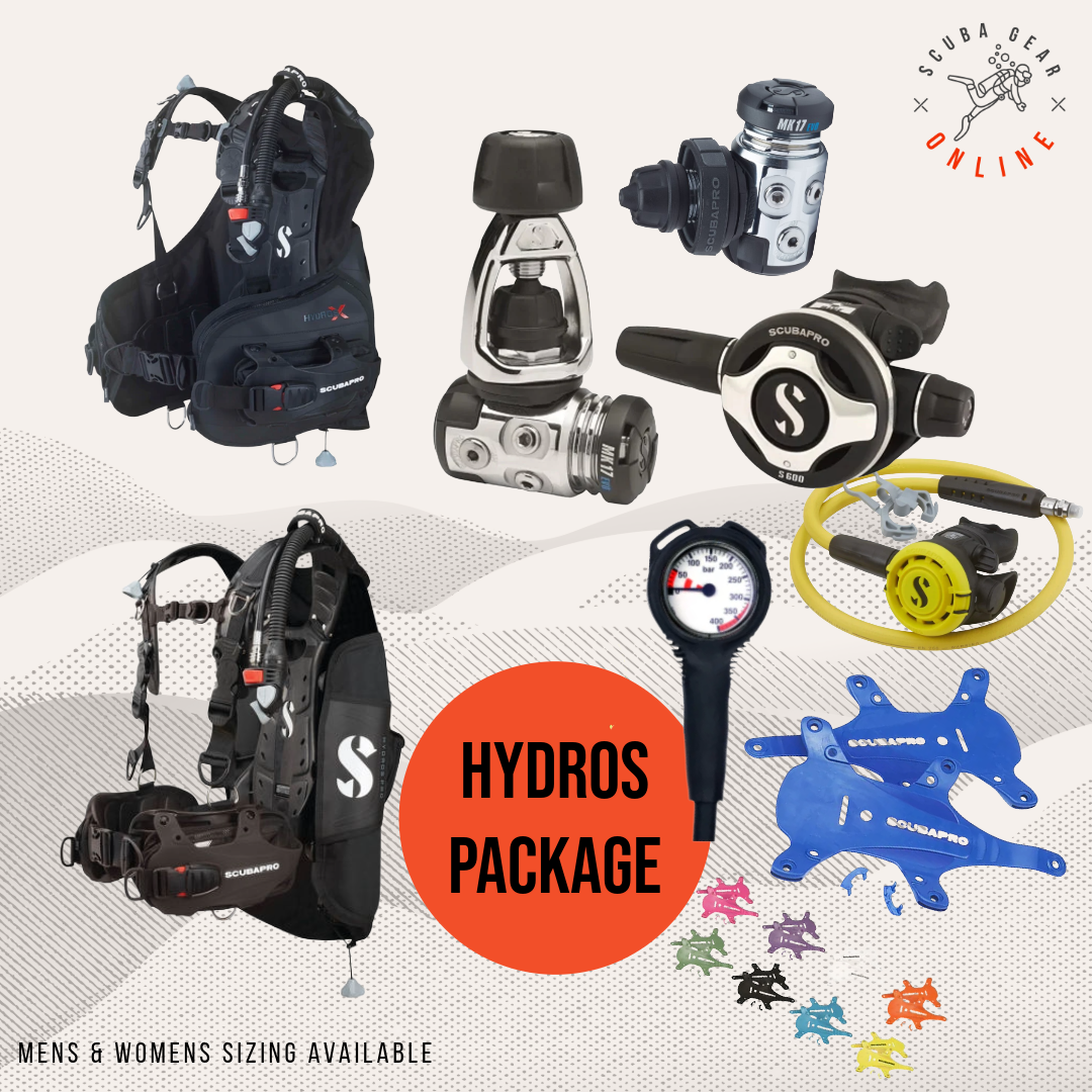 Scubapro Hydros BCD + Reg Set Package