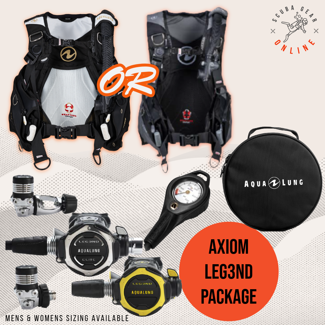 Aqualung Axiom BCD + Leg3nd Elite Regulator Set Package