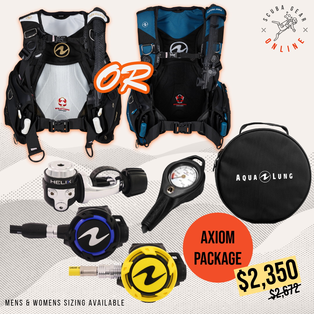 Aqualung Axiom BCD + Helix Reg Set Package