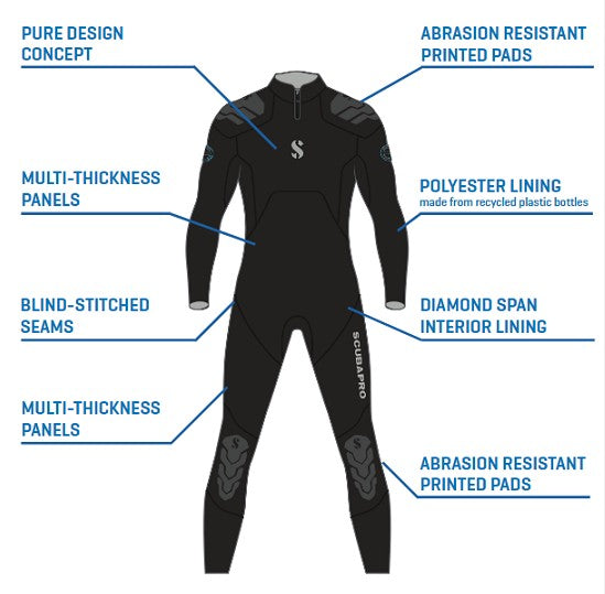Scubapro Everflex Yulex 5/4mm Mens Wetsuit