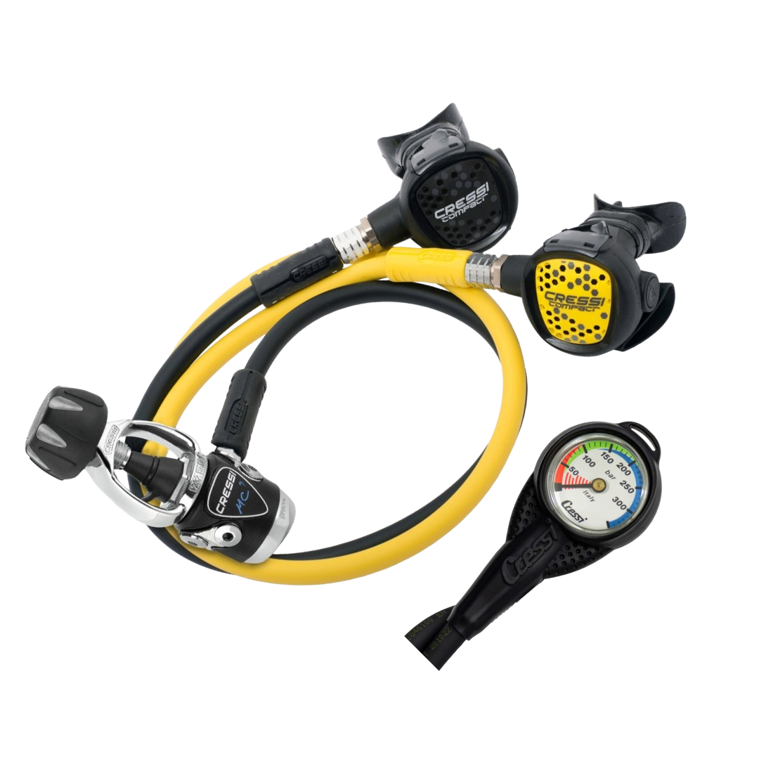 Cressi MC9 + Compact + Compact Octopus + Gauge