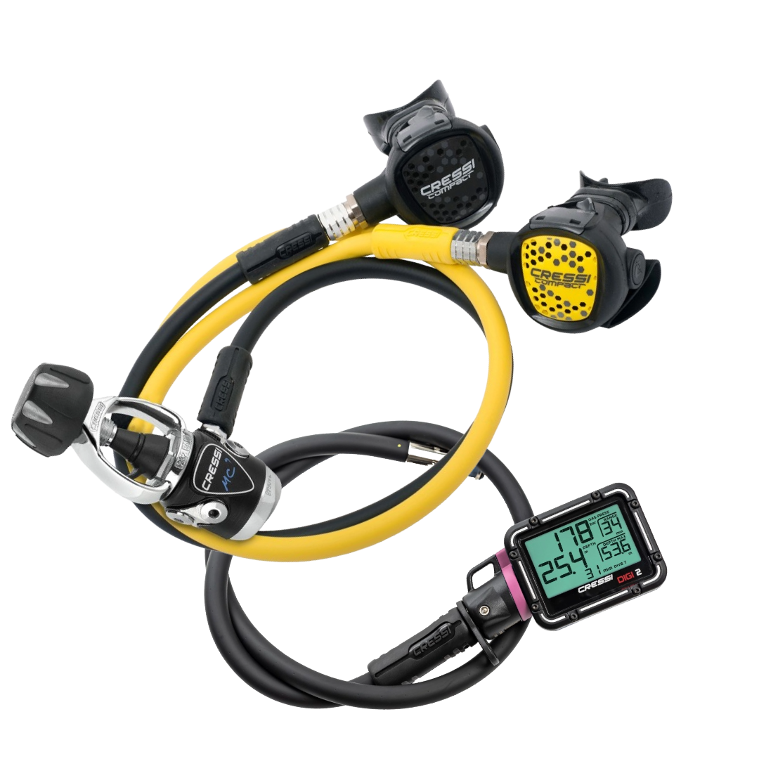 Cressi MC9 + Compact + Compact Octopus + Gauge
