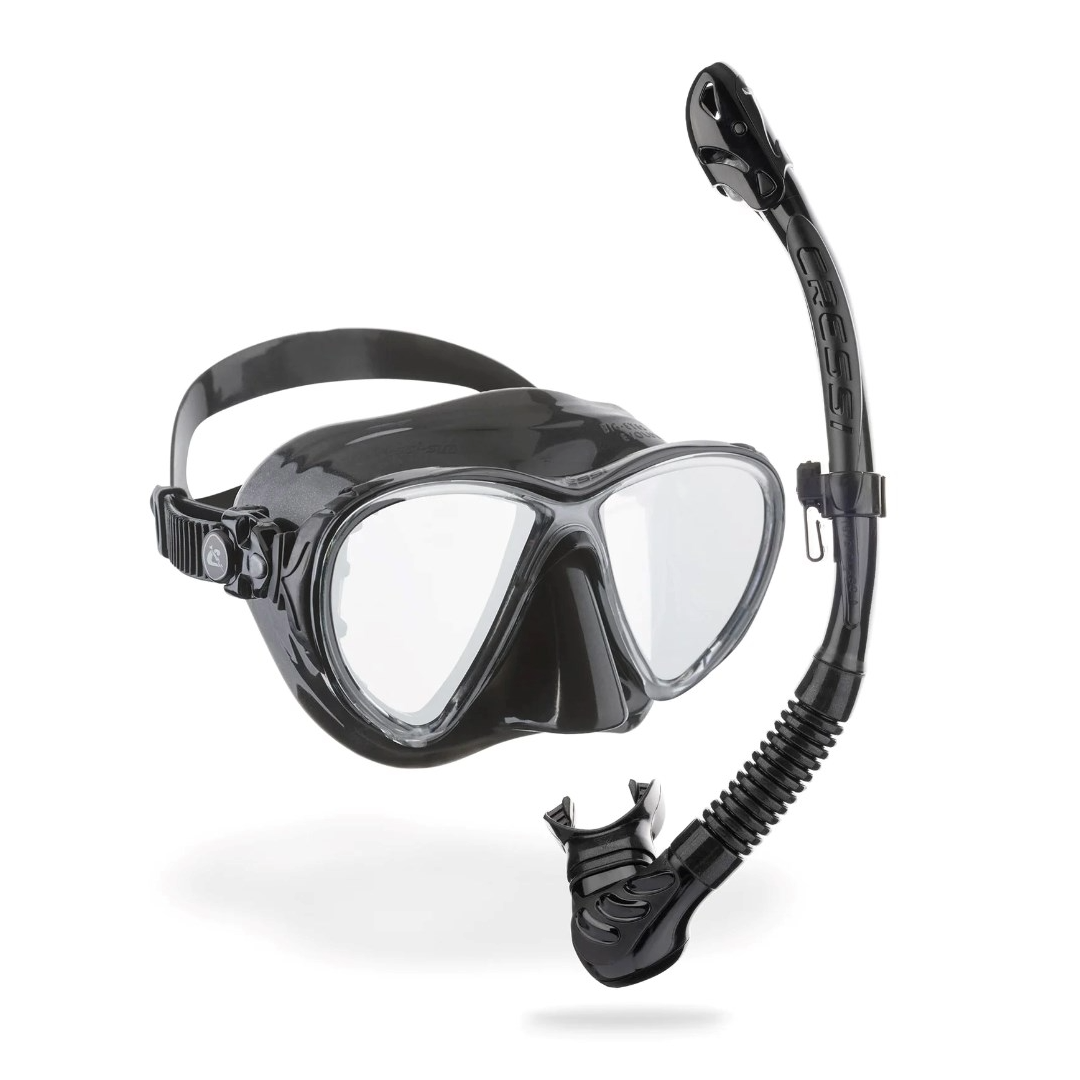 Cressi Big Eyes Evo + Alpha Ultra Dry MS Set