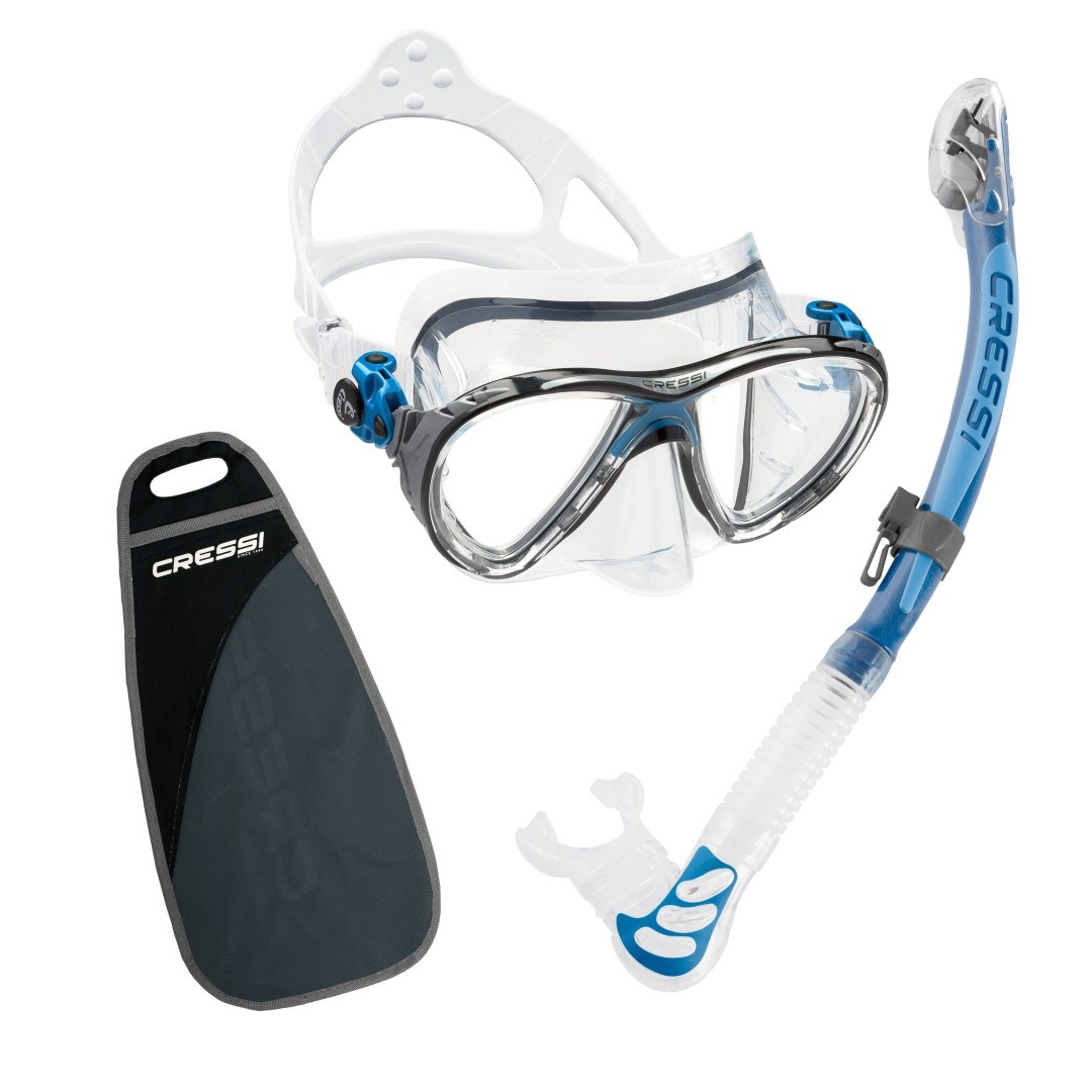 Cressi Big Eyes Evo + Alpha Ultra Dry MS Set