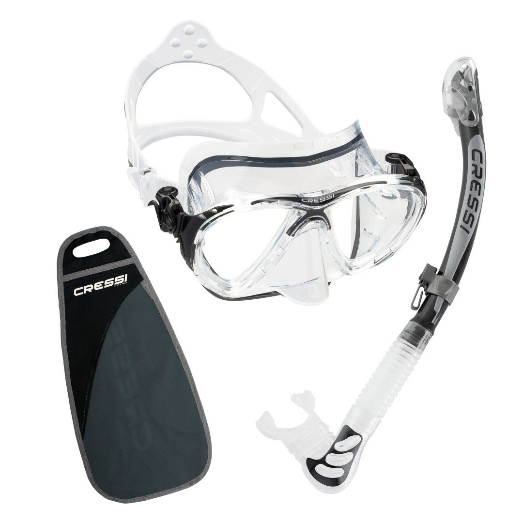 Cressi Big Eyes Evo + Alpha Ultra Dry MS Set