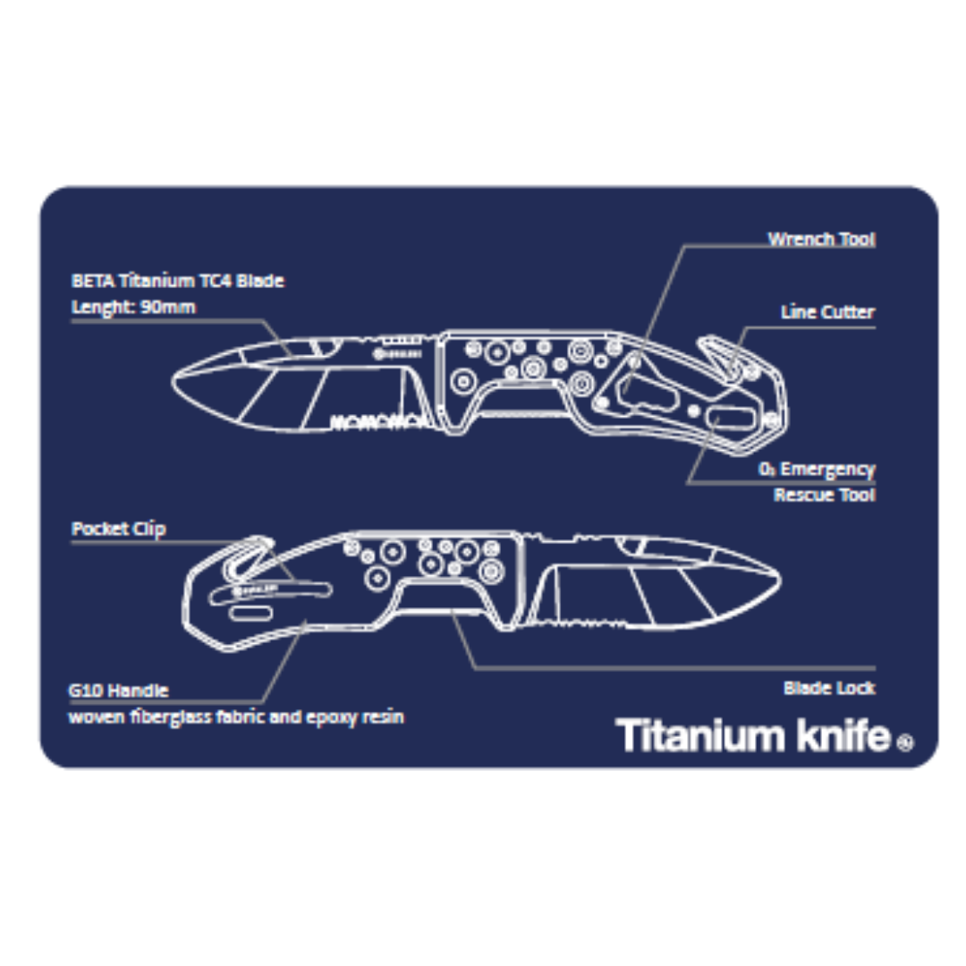 Aqualung Folding Blunt Knife