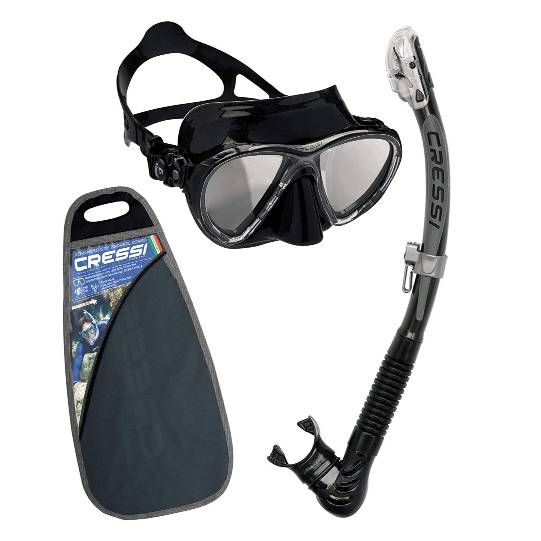 Cressi Big Eyes Evo + Alpha Ultra Dry MS Set