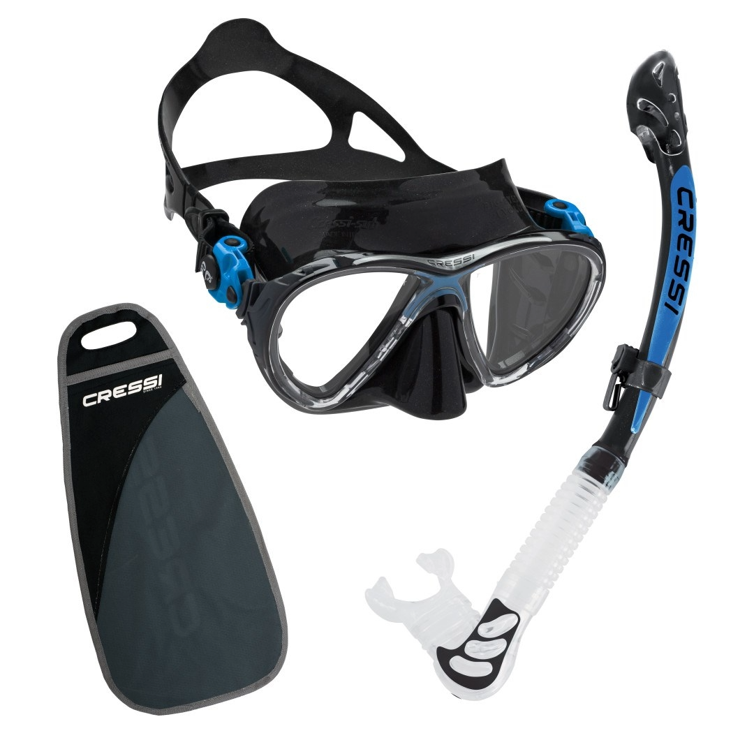 Cressi Big Eyes Evo + Alpha Ultra Dry MS Set