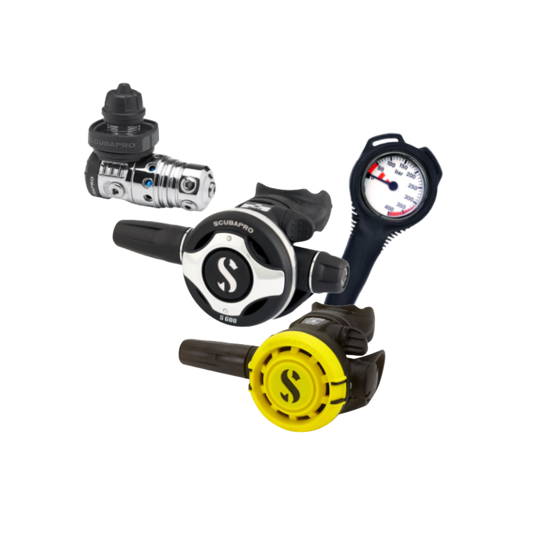 Scubapro Mk25 + S600 + R105 + Gauge