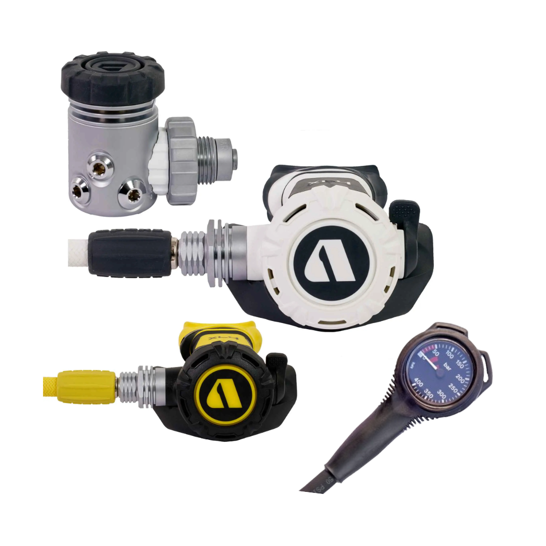 Apeks XL4+ Stage 3 Regulator Set + Gauge