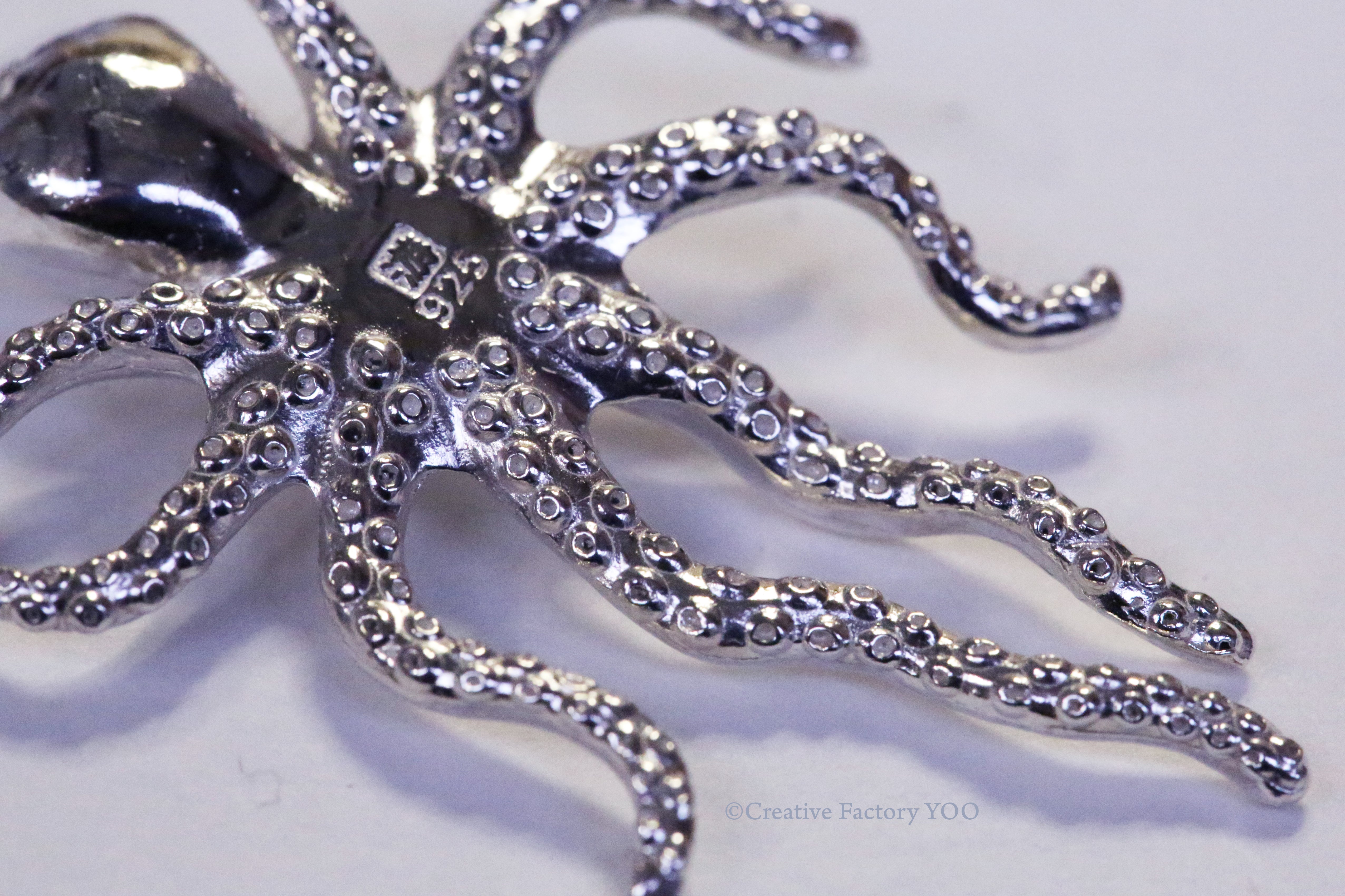 Southern White-spotted Octopus Pendant