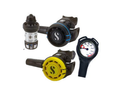 Scubapro Mk2 EVO + R105 + R105 + Gauge