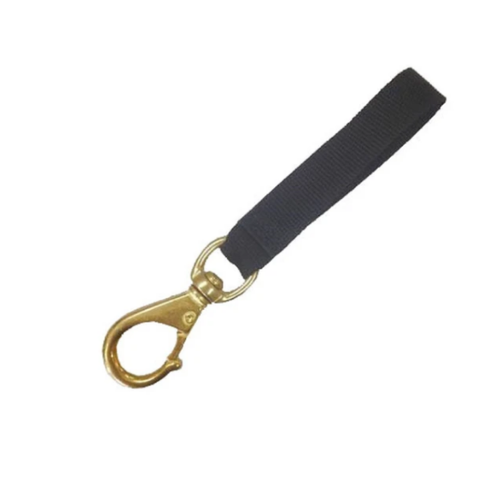 Cressi Brass Webbing Loop and Snap Hook