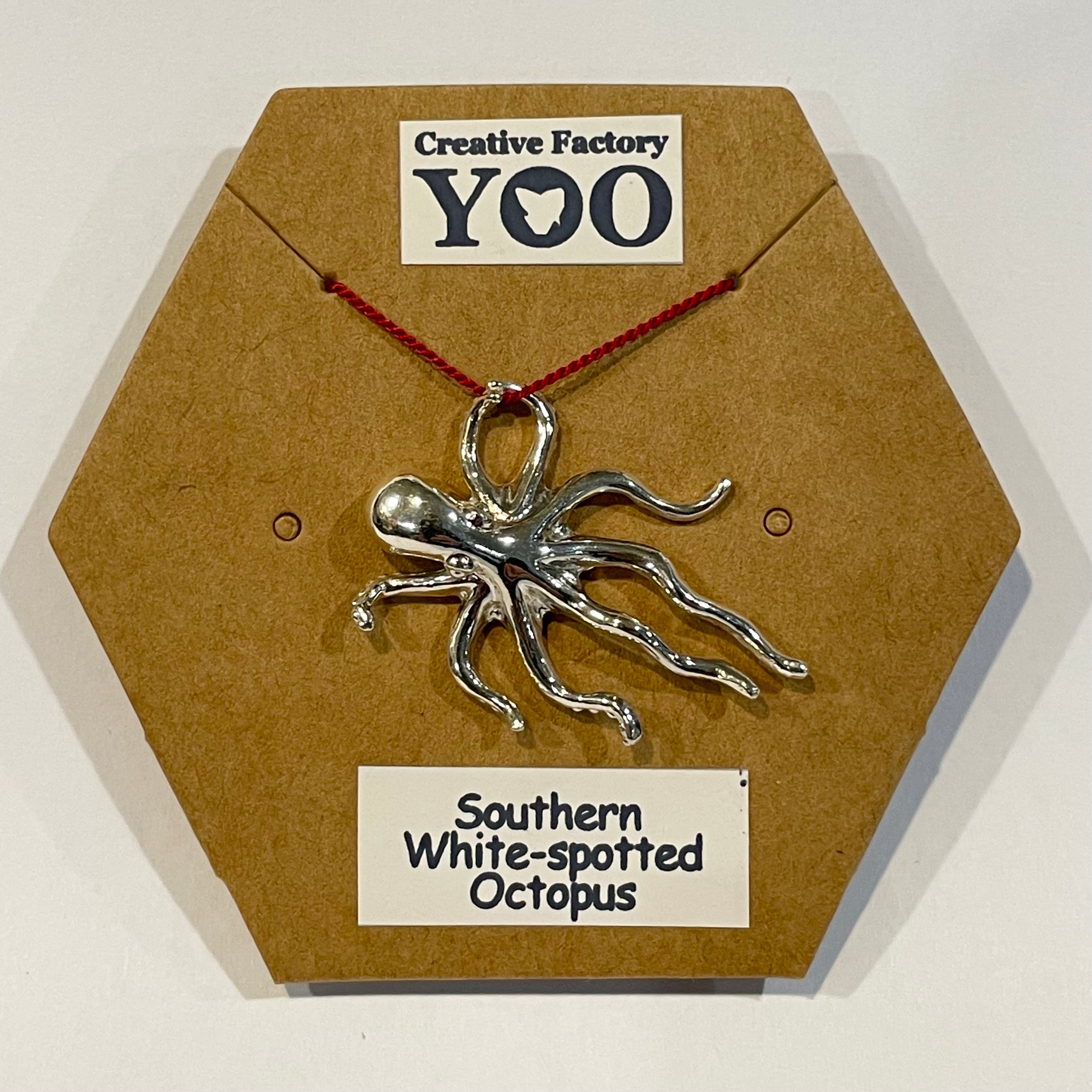 Southern White-spotted Octopus Pendant