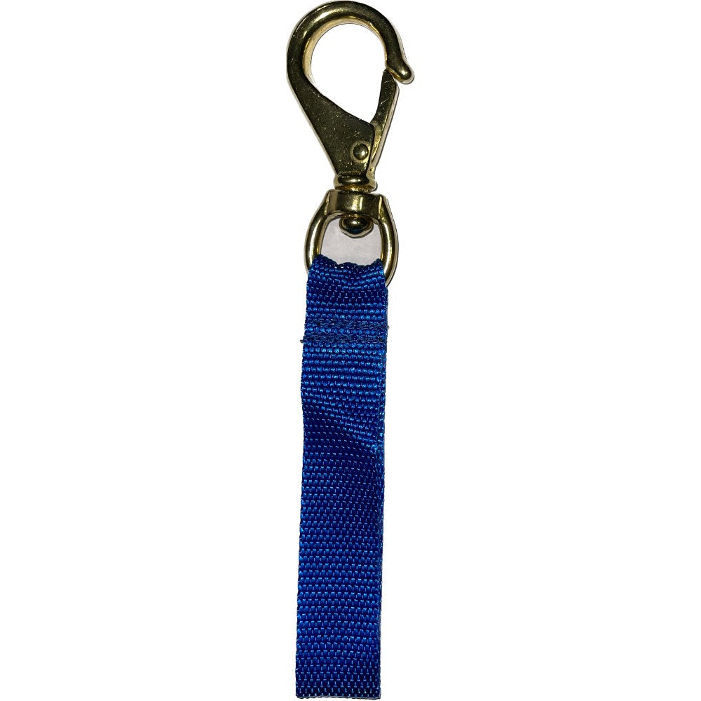 Cressi Brass Snap Hook with Webbing Loop