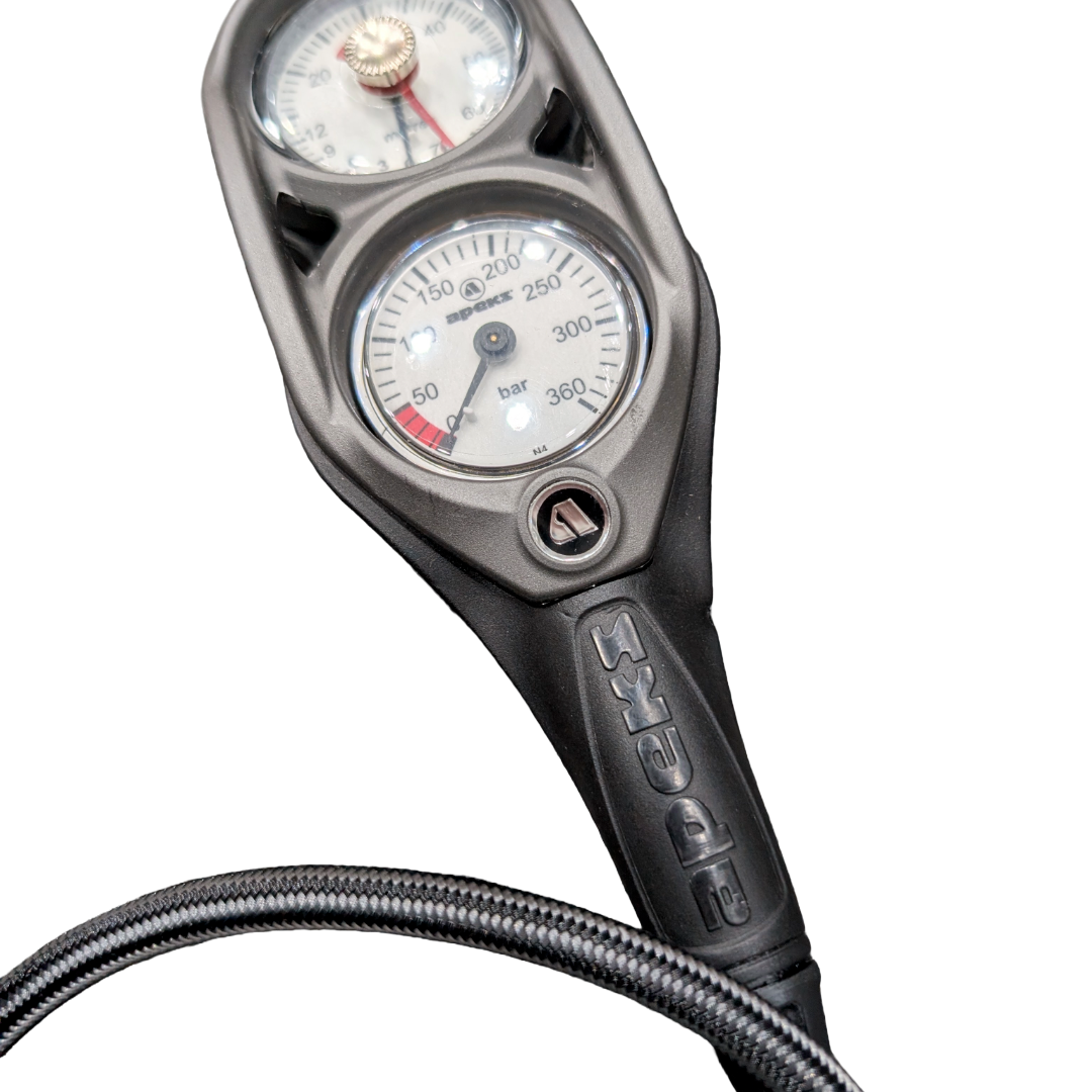 Apeks SPG + Depth Gauge Console with Miflex Hose